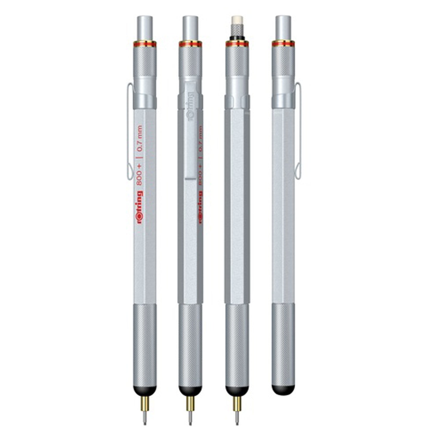 Rotring 800+ Silver Mechanical Pencil (0.7 MM) 1900184