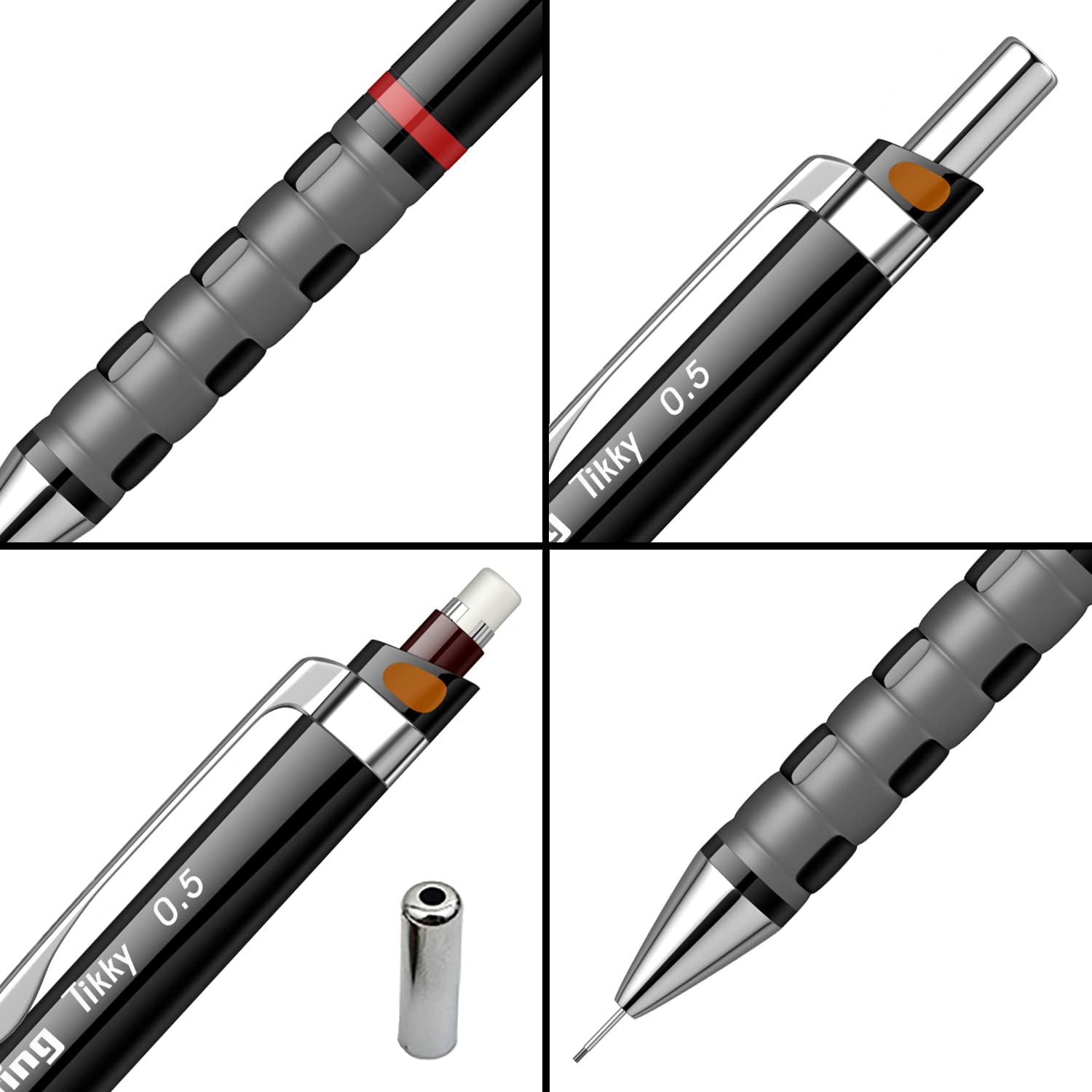 Rotring Tikky Black CT Mechanical Pencil (0.5 MM) 1904695