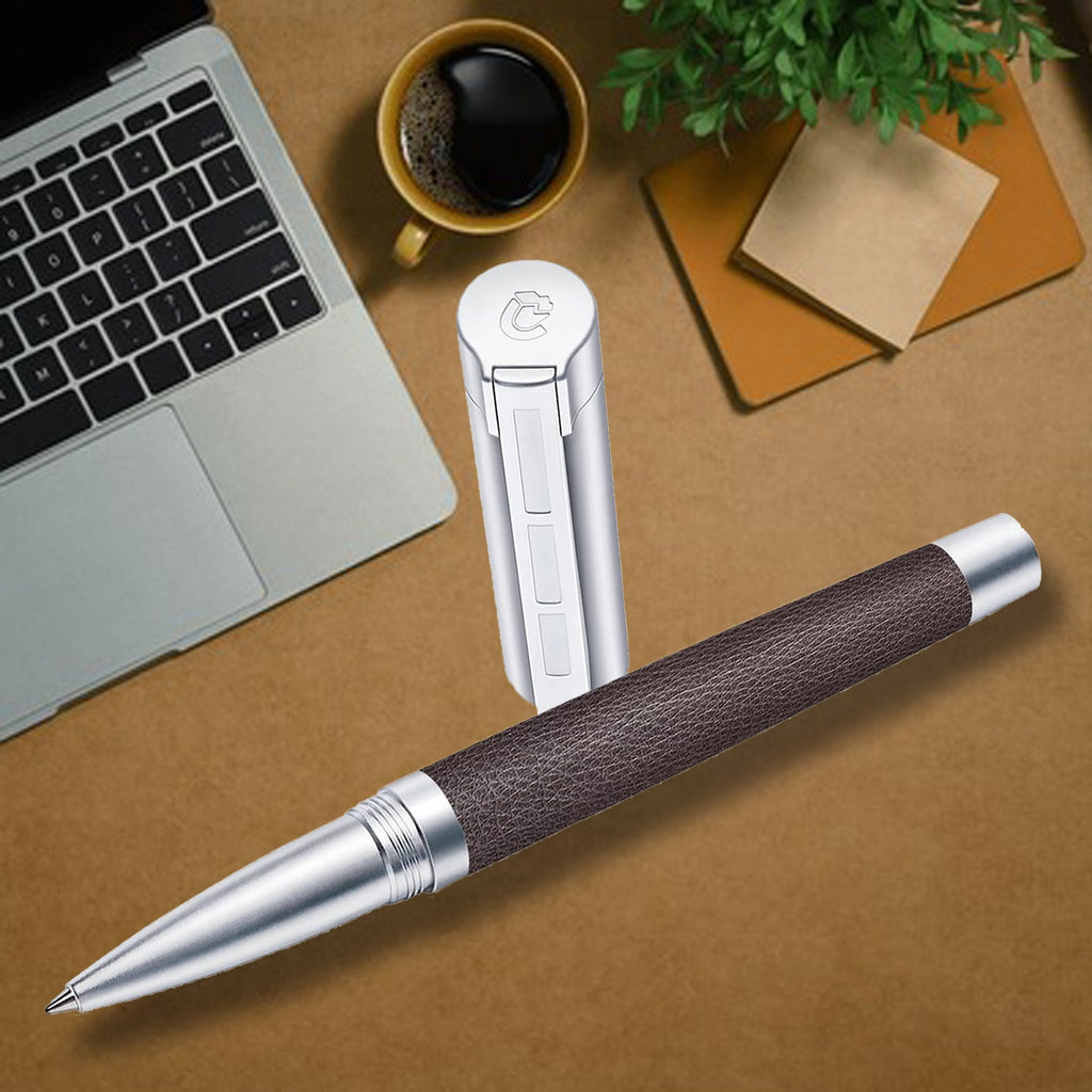 Staedtler Premium Corium Simplex Brown CT Roller Ball Pen 9PC237M-9