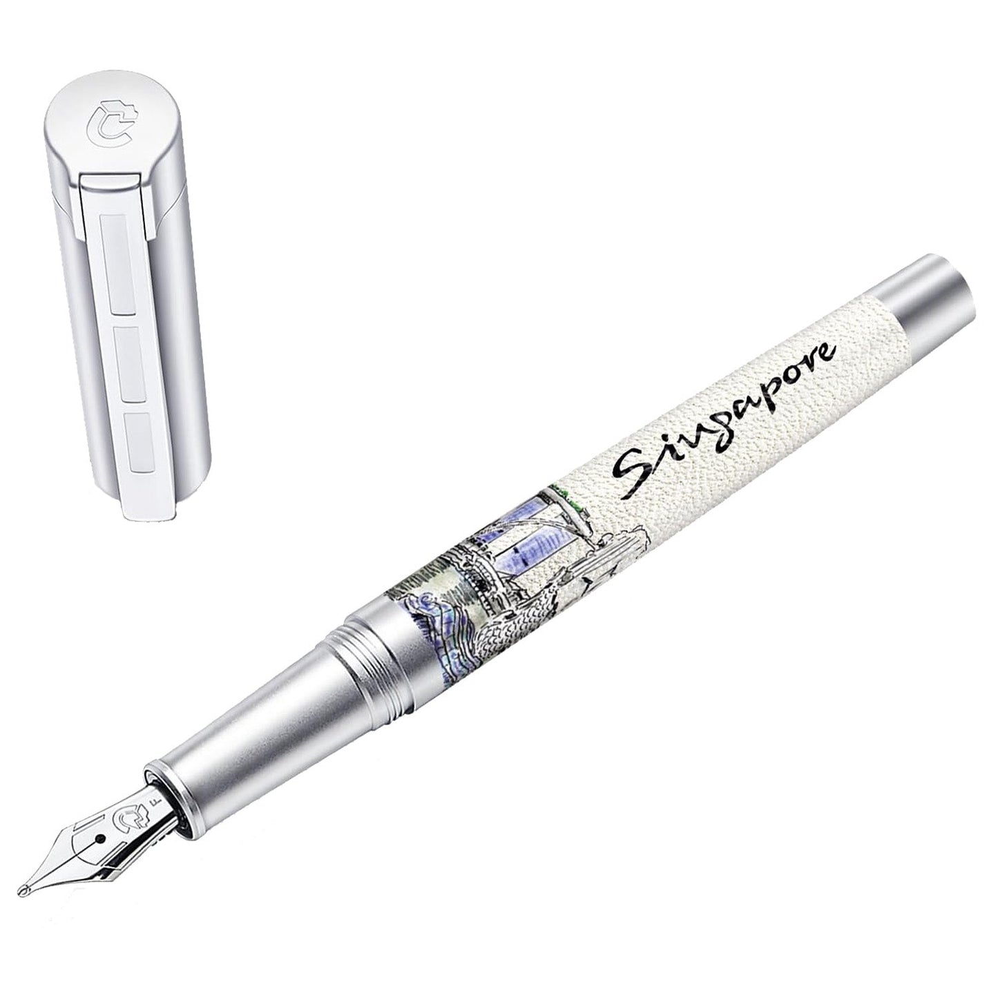 Staedtler Premium Corium Urbes Singapore CT Fountain Pen