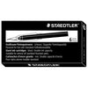 Staedtler Premium Giant Ink Cartridge (Black - Pack of 6) 48010-3/9 BLK