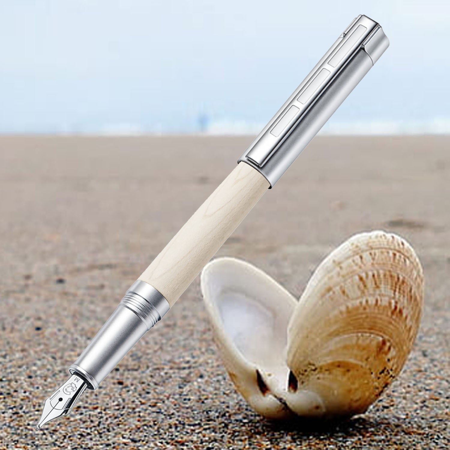 Staedtler Premium Lignum Maple Wood CT Fountain Pen