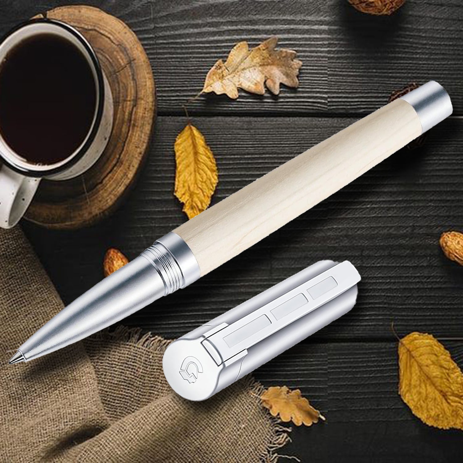 Staedtler Premium Lignum Maple Wood CT Roller Ball Pen 9PM220M-9