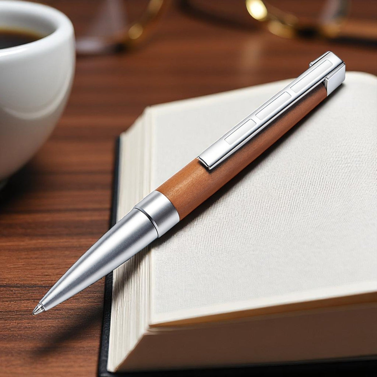 Staedtler Premium Lignum Plum Wood CT Ballpoint Pen 9PM321B-9