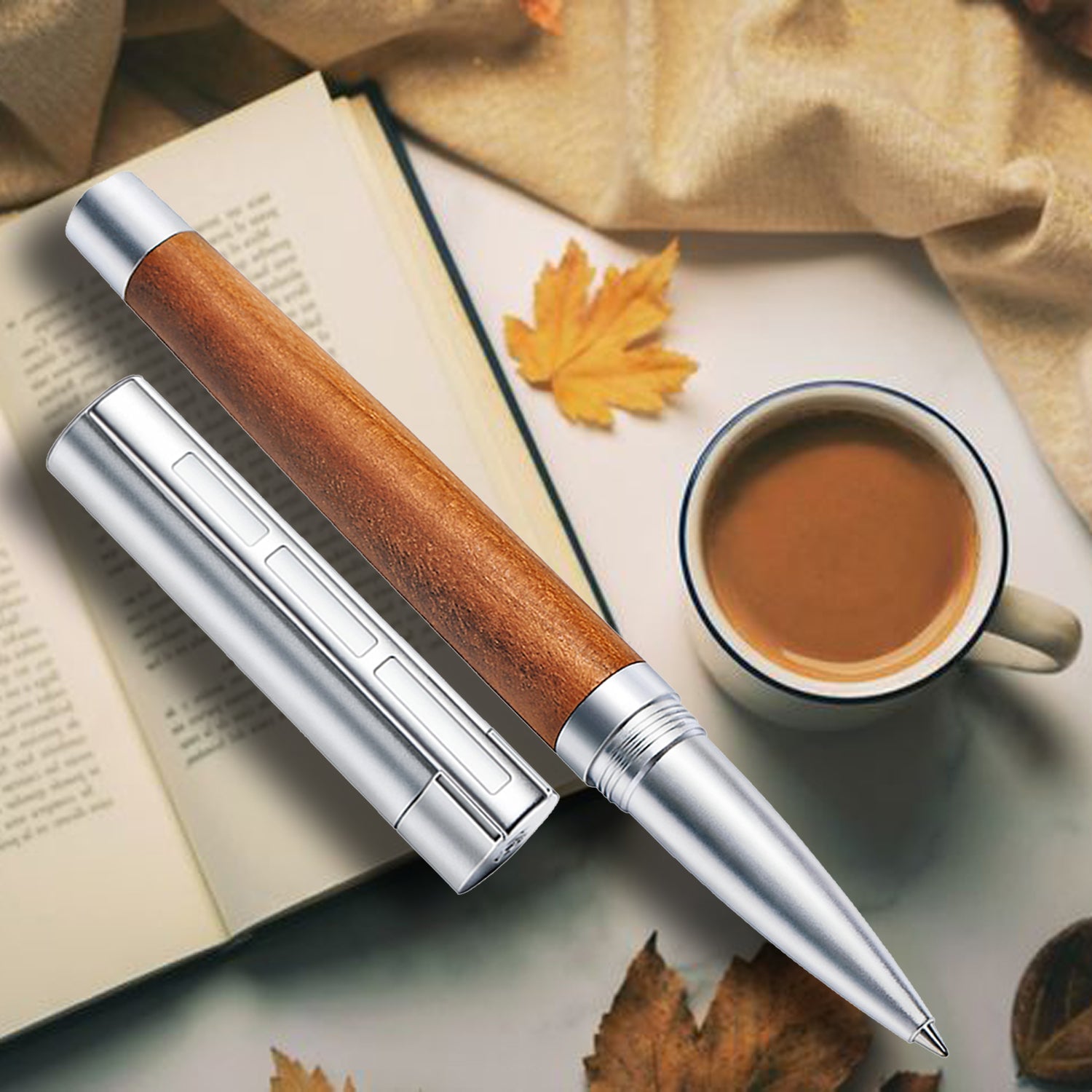 Staedtler Premium Lignum Plum Wood CT Roller Ball Pen 9PM221M-9
