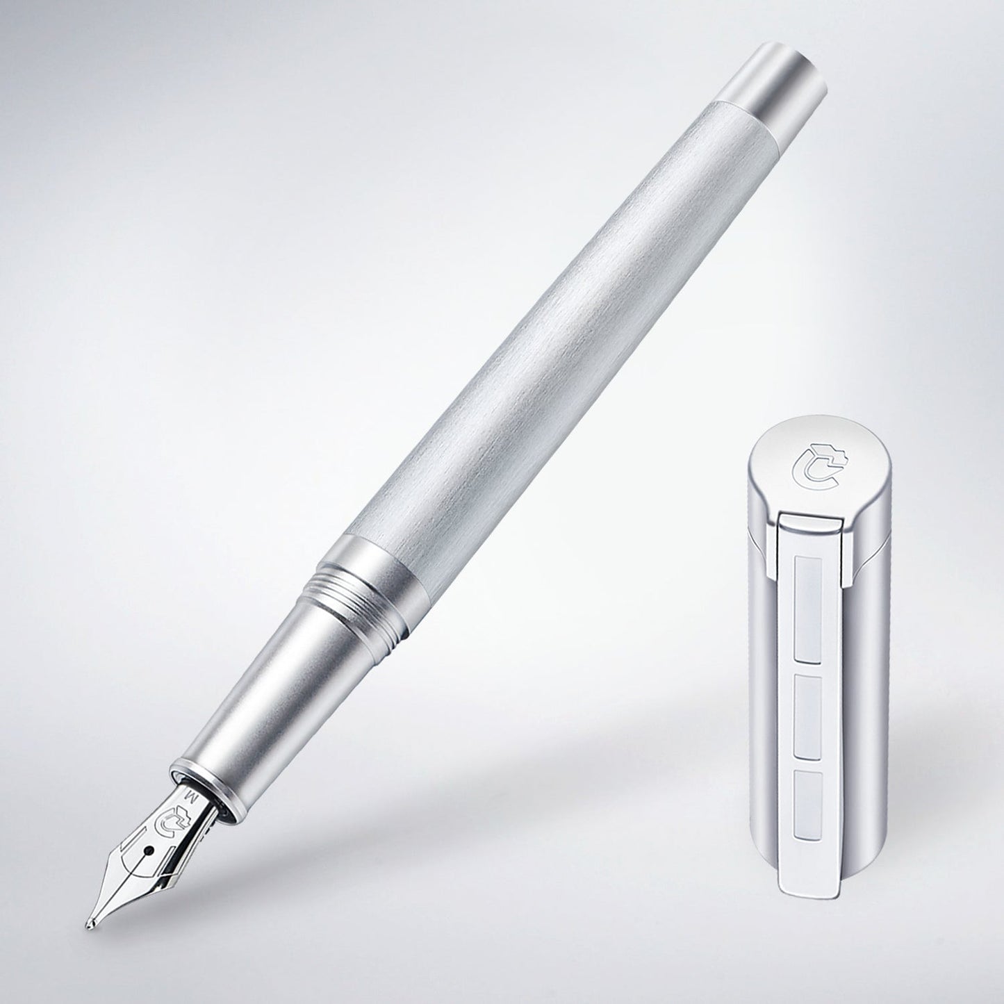Staedtler Premium Metallum Silver CT Fountain Pen