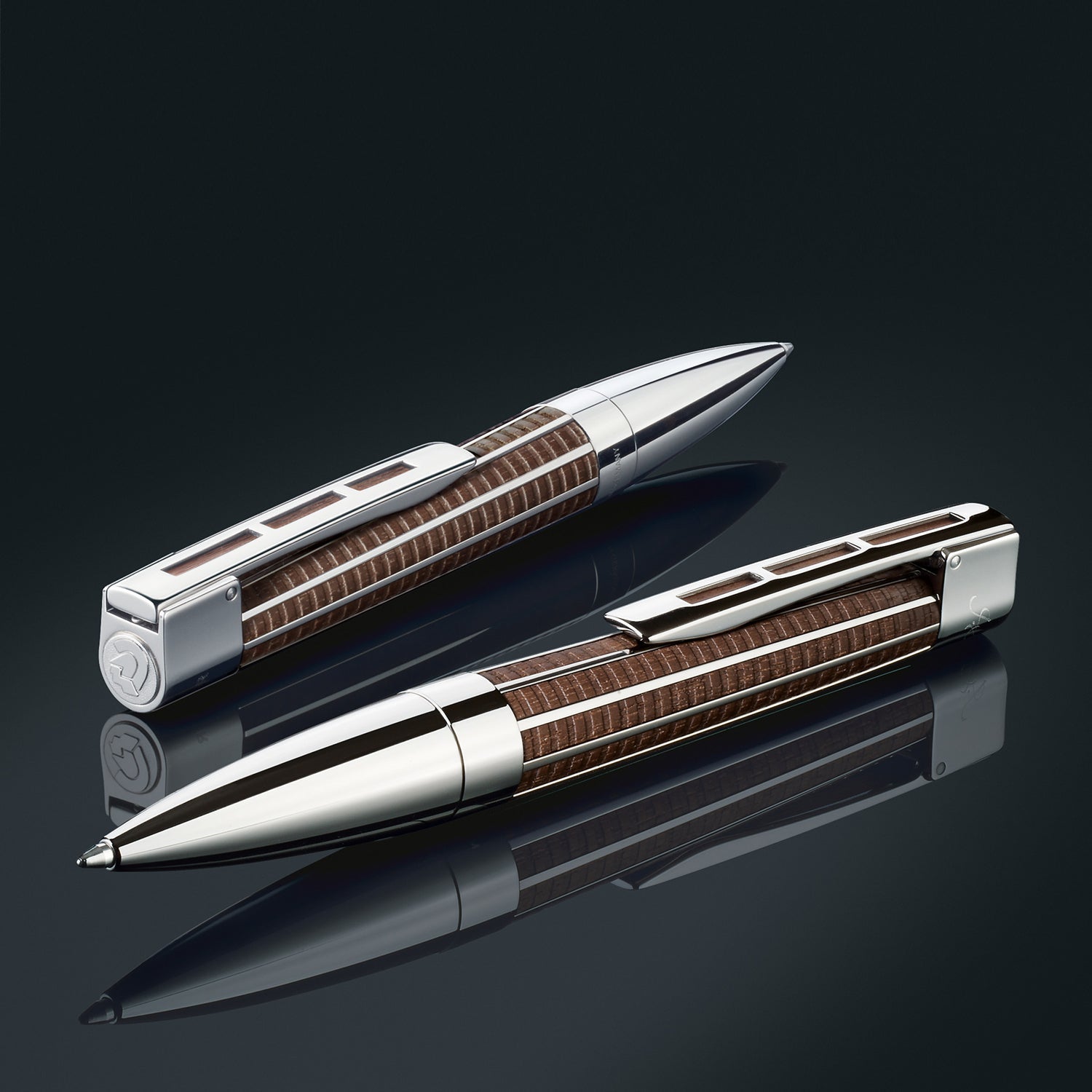 Staedtler Premium Princeps Walnut Wood CT Ballpoint Pen 9PT320M-9