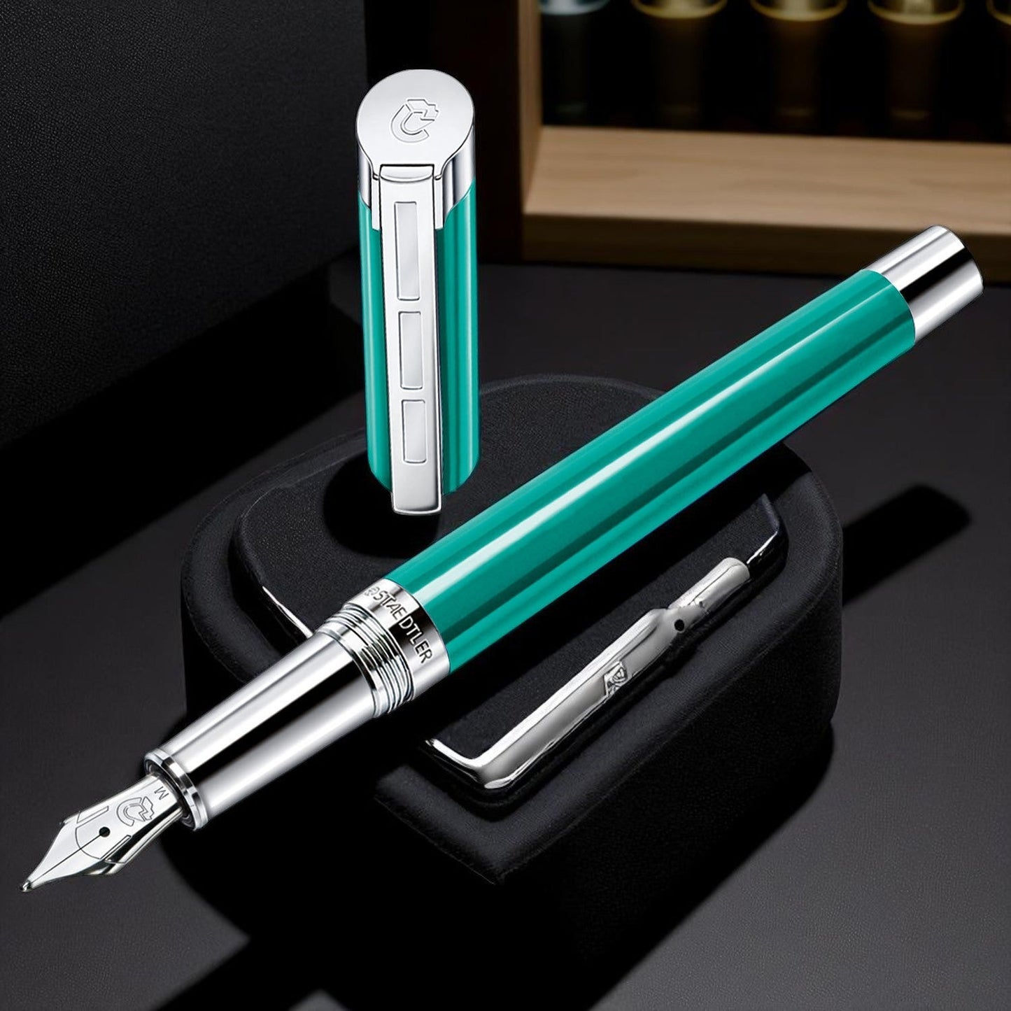 Staedtler Premium Resina Turquoise CT Fountain Pen