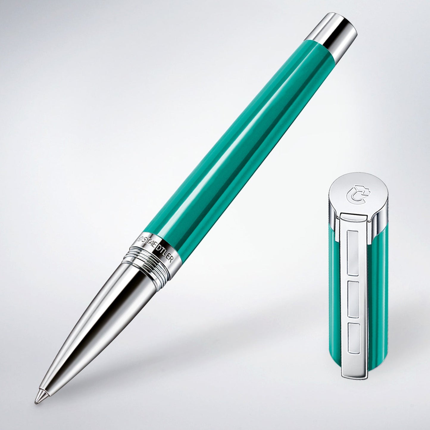 Staedtler Premium Resina Turquoise CT Roller Ball Pen 9PB21TUR