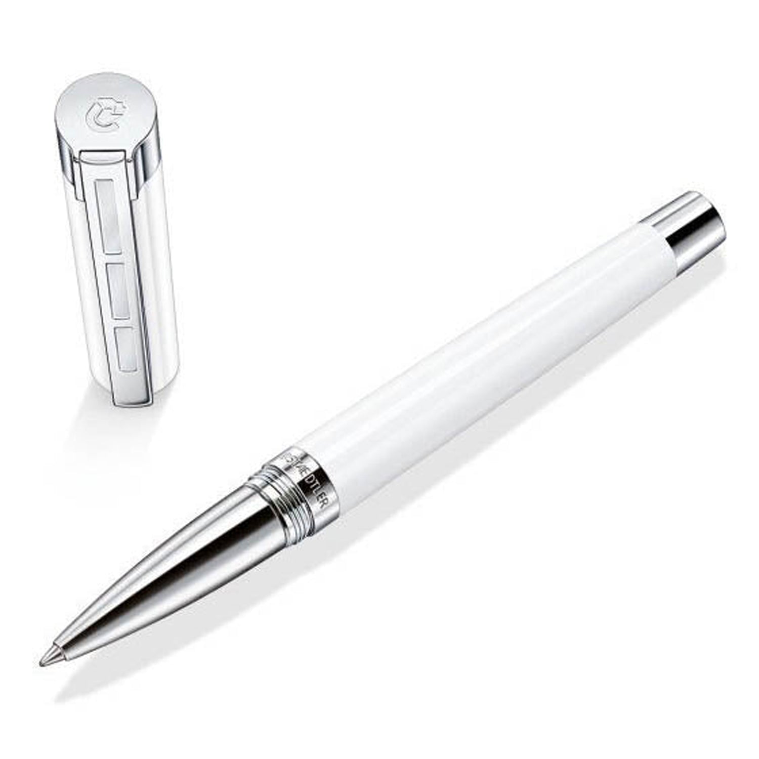 Staedtler Premium Resina White CT Roller Ball Pen 9PB21WHT