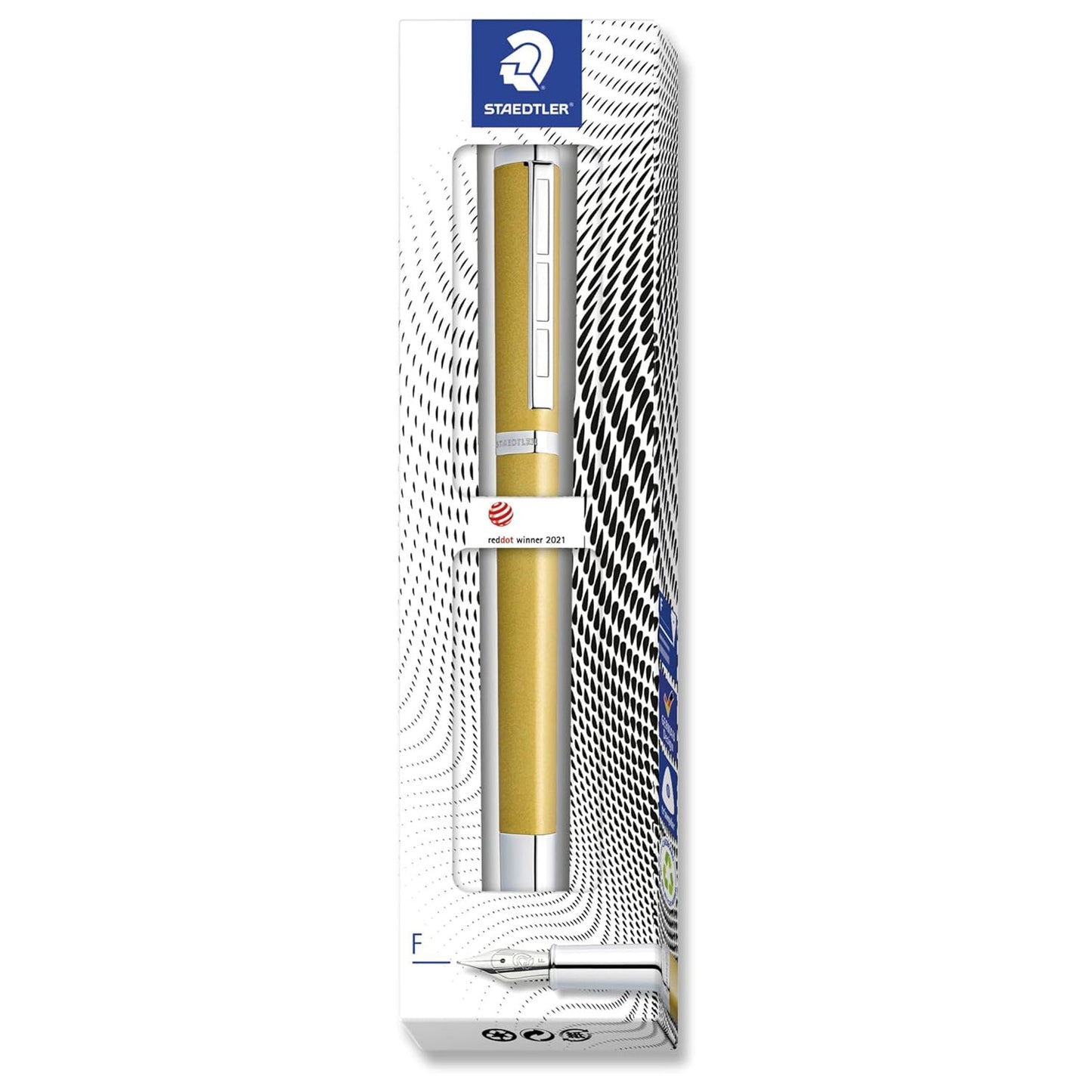 Staedtler Premium Triplus Glorious Gold CT Fountain Pen