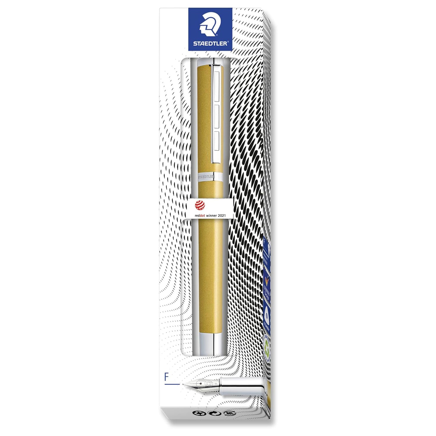 Staedtler Premium Triplus Glorious Gold CT Fountain Pen