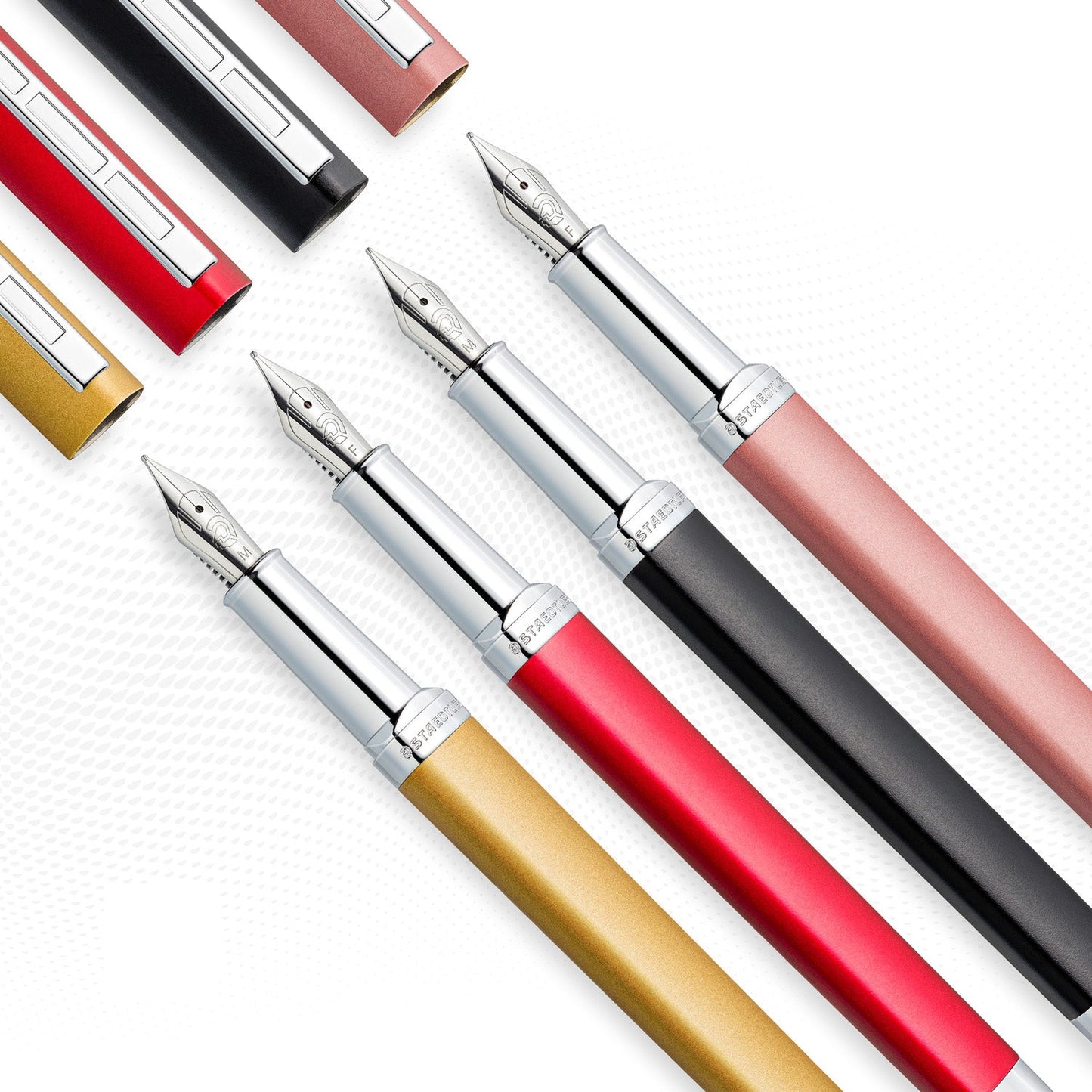 Staedtler Premium Triplus Roaring Red CT Fountain Pen