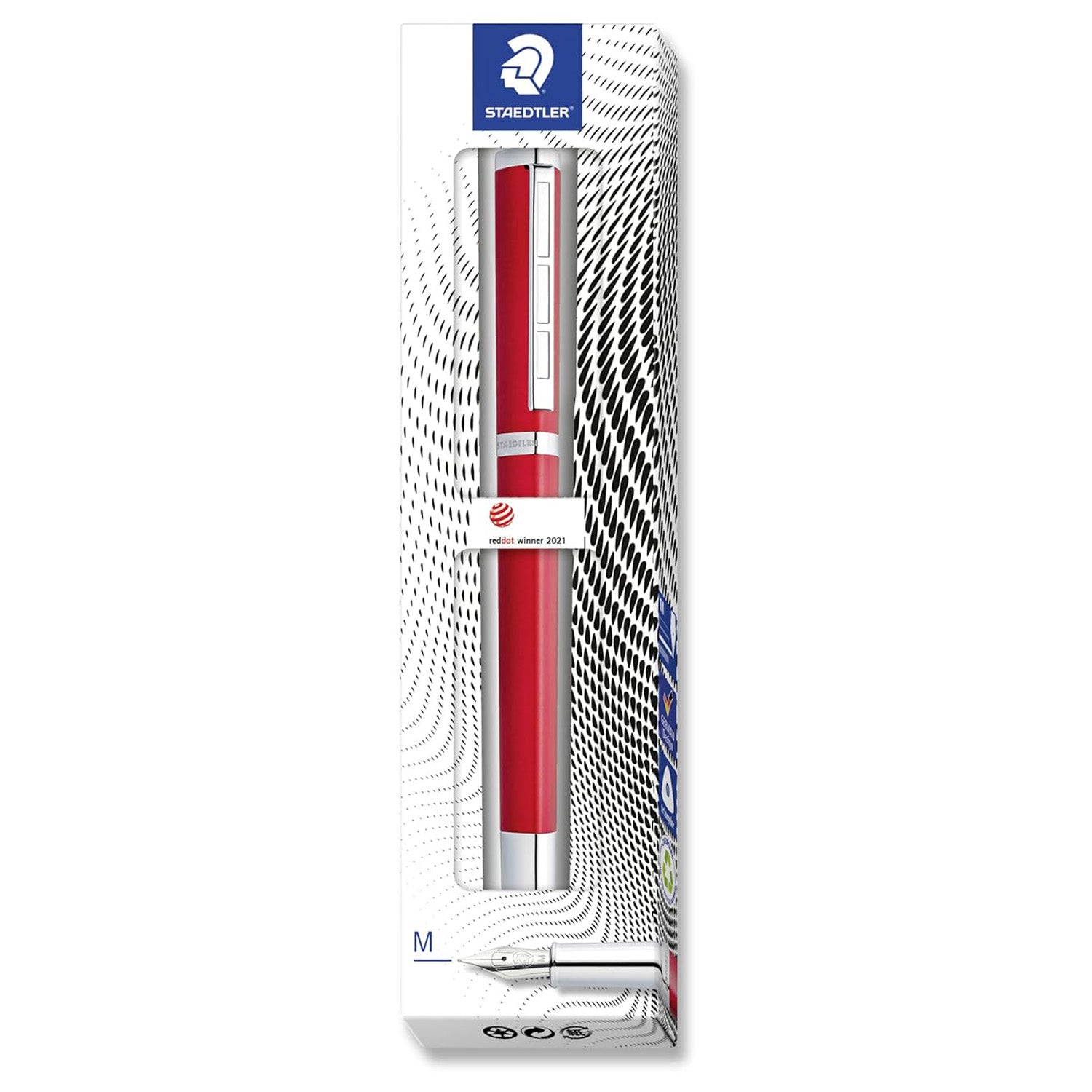 Staedtler Premium Triplus Roaring Red CT Fountain Pen