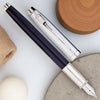 Sheaffer 100 Black/Brushed Chrome CT Fountain Pen