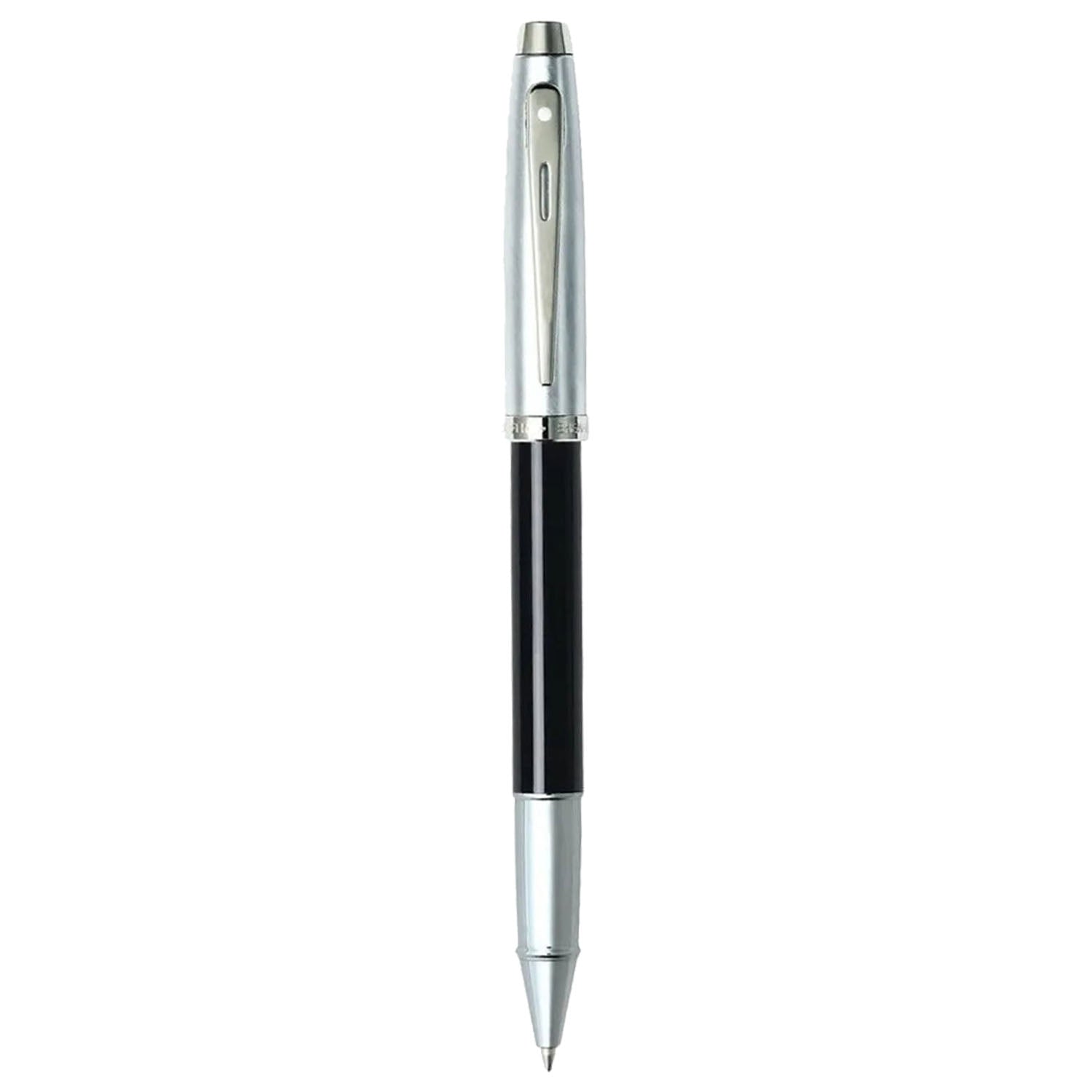 Sheaffer 100 Black/Brushed Chrome CT Roller Ball Pen A9313