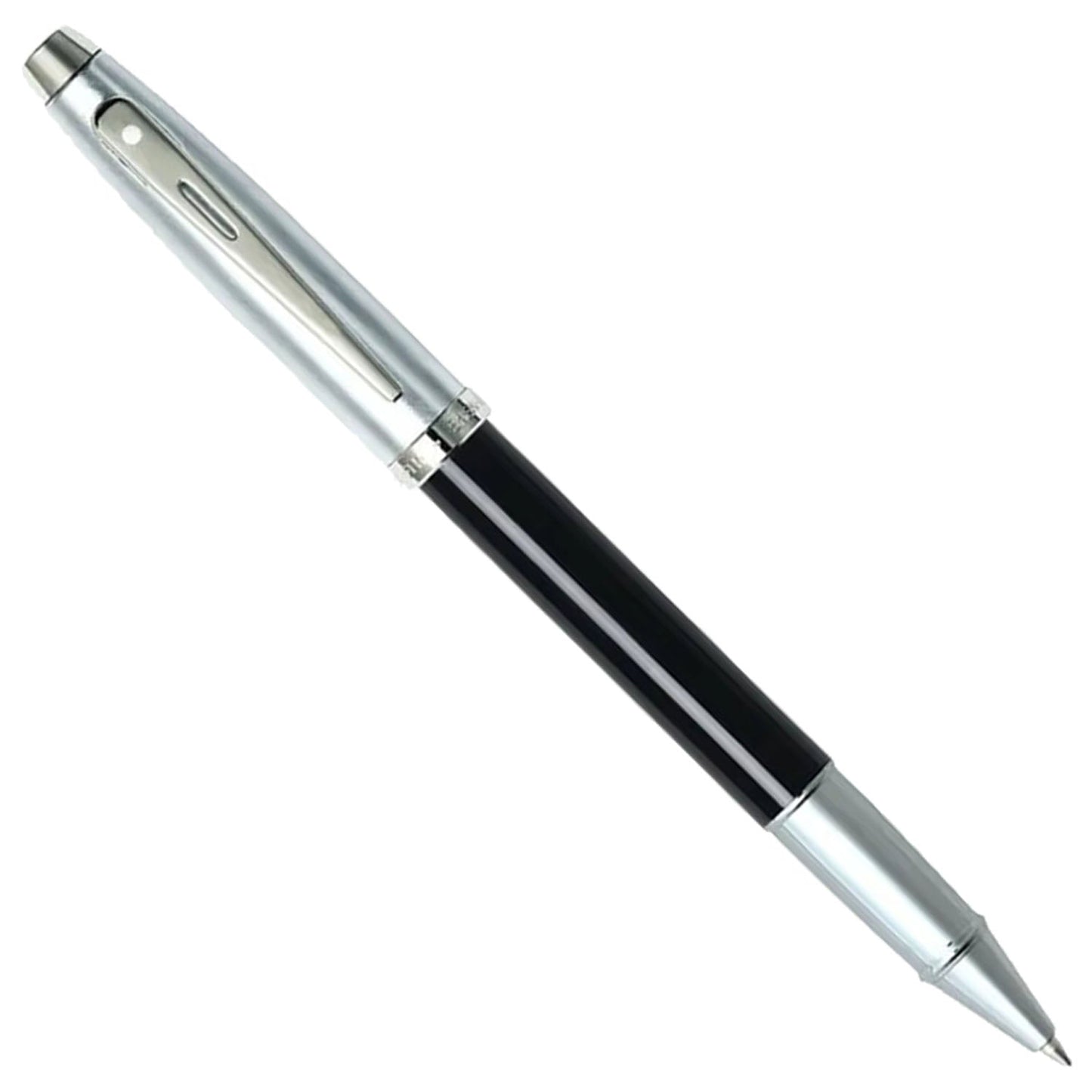 Sheaffer 100 Black/Brushed Chrome CT Roller Ball Pen A9313