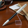 Sheaffer 100 Black/Brushed Chrome CT Roller Ball Pen A9313