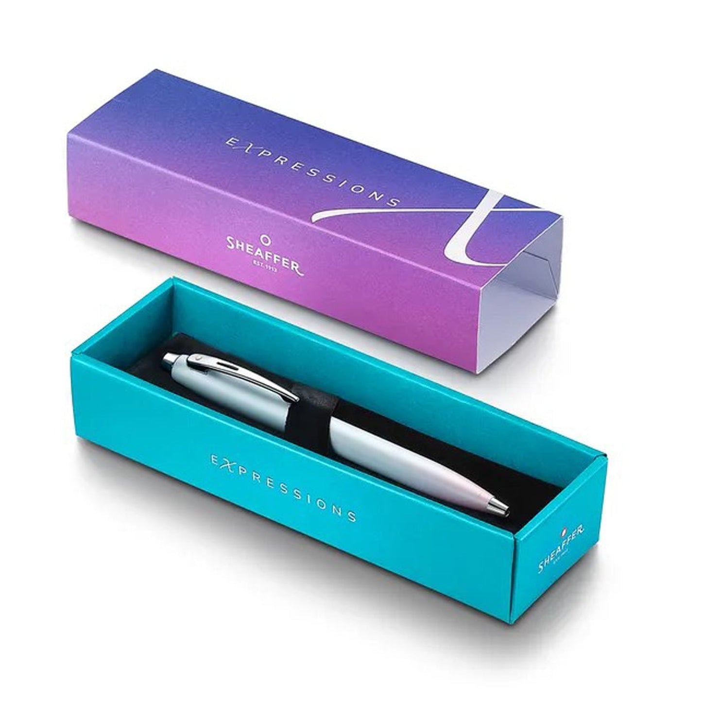 Sheaffer Expressions 100 Blue/Pink Pearlised Gradient CT Ballpoint Pen 9376