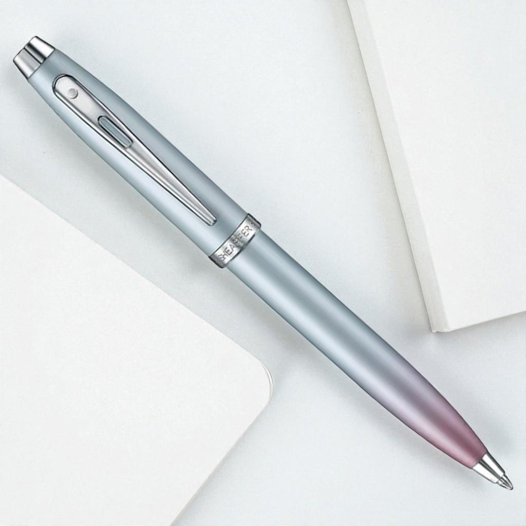 Sheaffer Expressions 100 Blue/Pink Pearlised Gradient CT Ballpoint Pen 9376