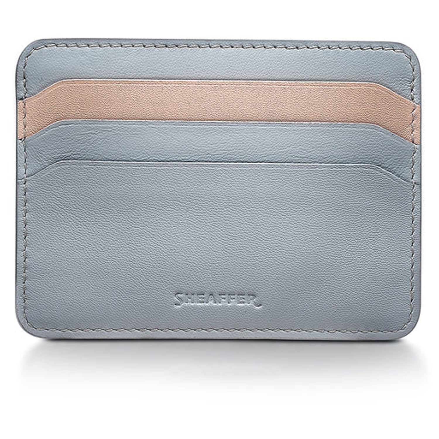 Sheaffer Expressions 100 Blue/Pink Pearlised Gradient CT Ballpoint Pen + Credit Card Holder Gift Set G9376