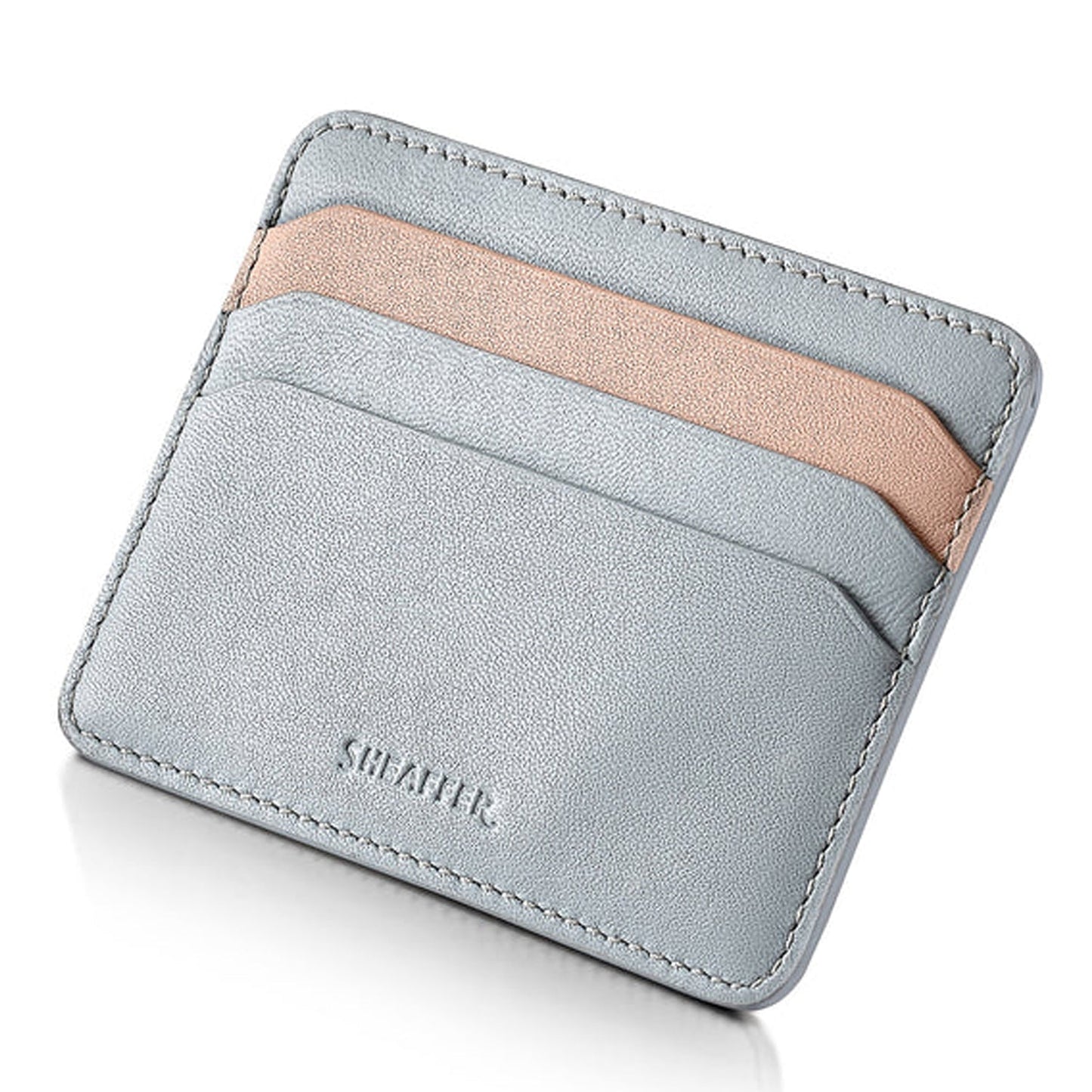 Sheaffer Expressions 100 Blue/Pink Pearlised Gradient CT Ballpoint Pen + Credit Card Holder Gift Set G9376