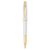 Sheaffer 100 Bright Chrome GT Roller Ball Pen A9340