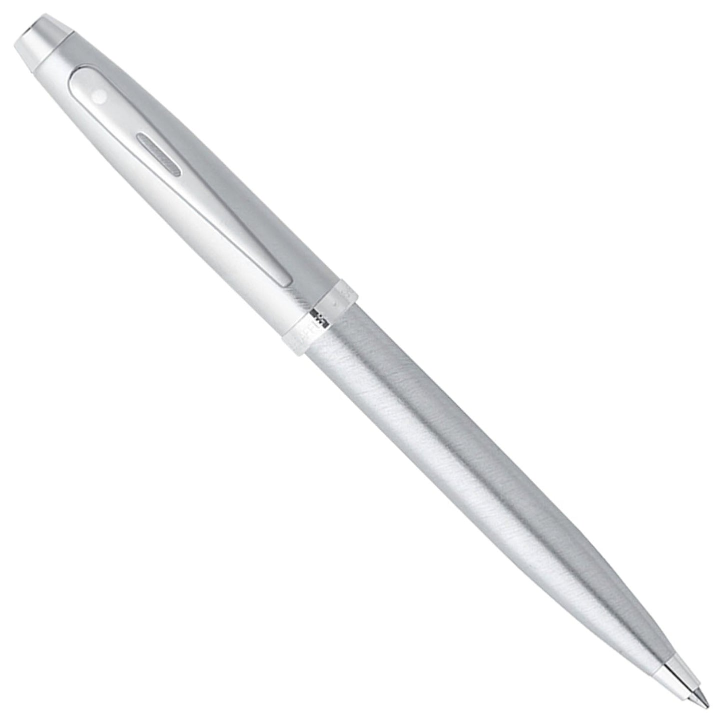 Sheaffer 100 Brushed Chrome CT Ballpoint Pen A9306