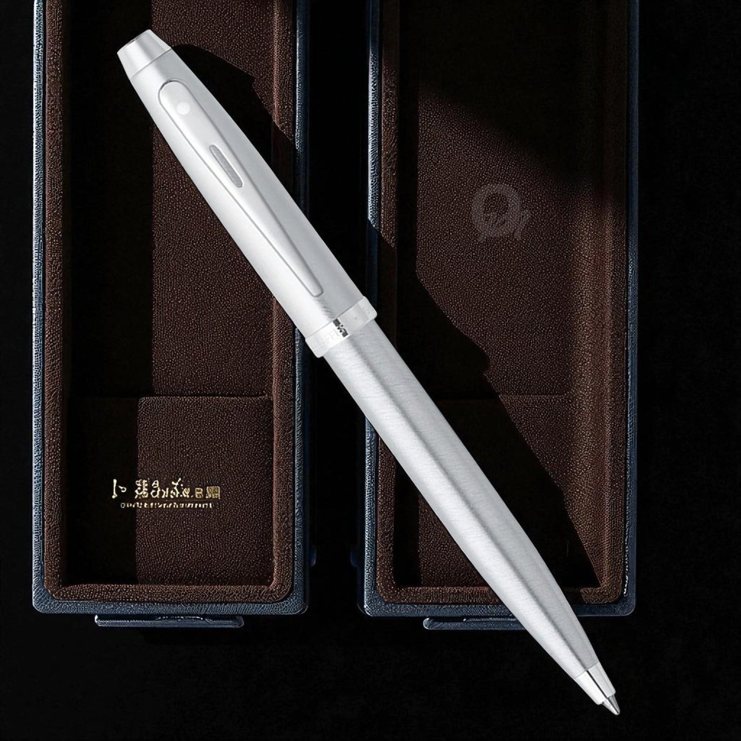 Sheaffer 100 Brushed Chrome CT Ballpoint Pen A9306