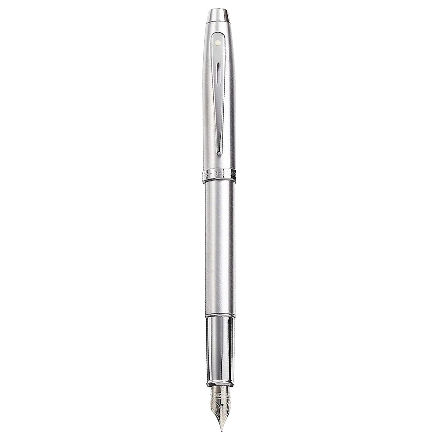 Sheaffer 100 Brushed Chrome CT Fountain Pen