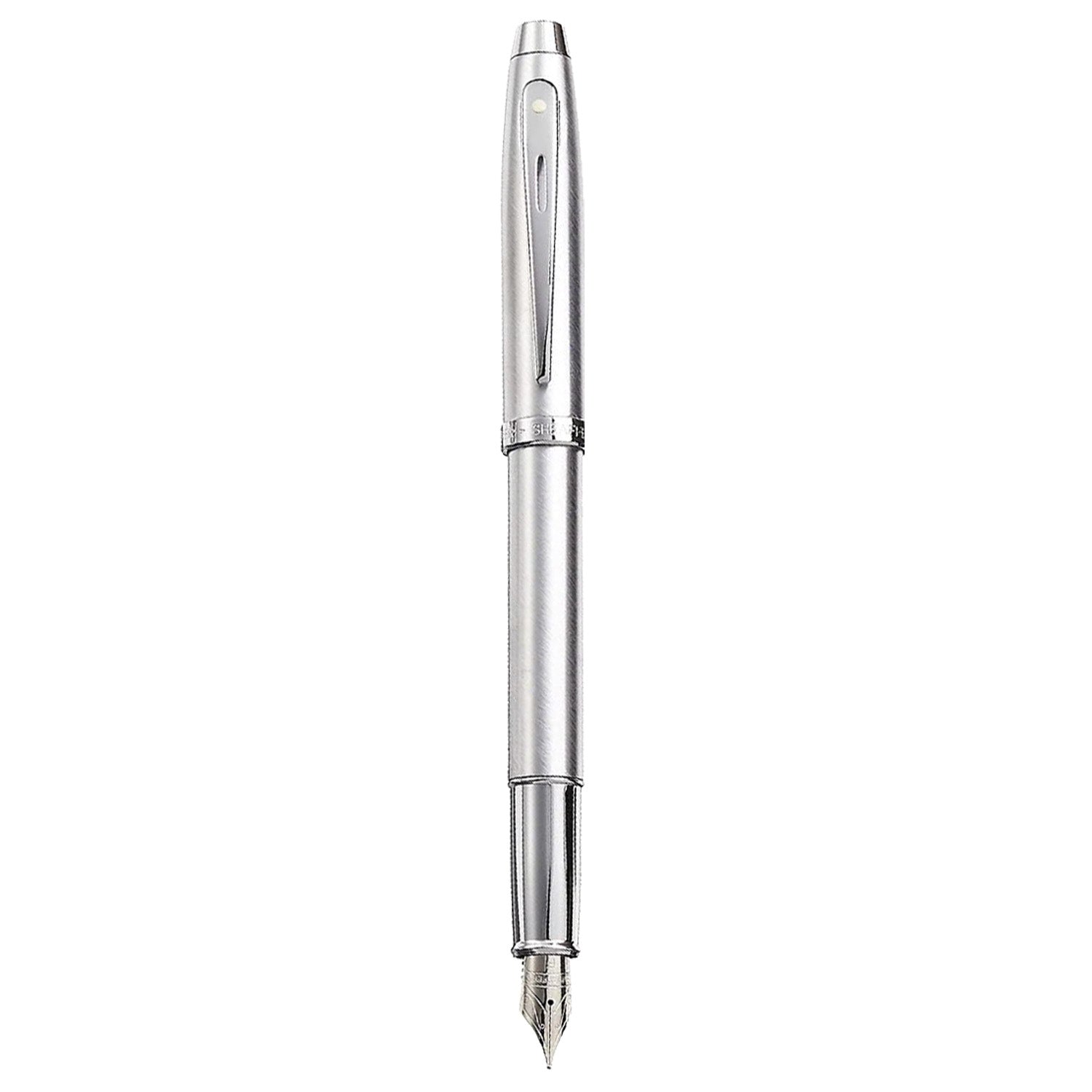 Sheaffer 100 Brushed Chrome CT Fountain Pen