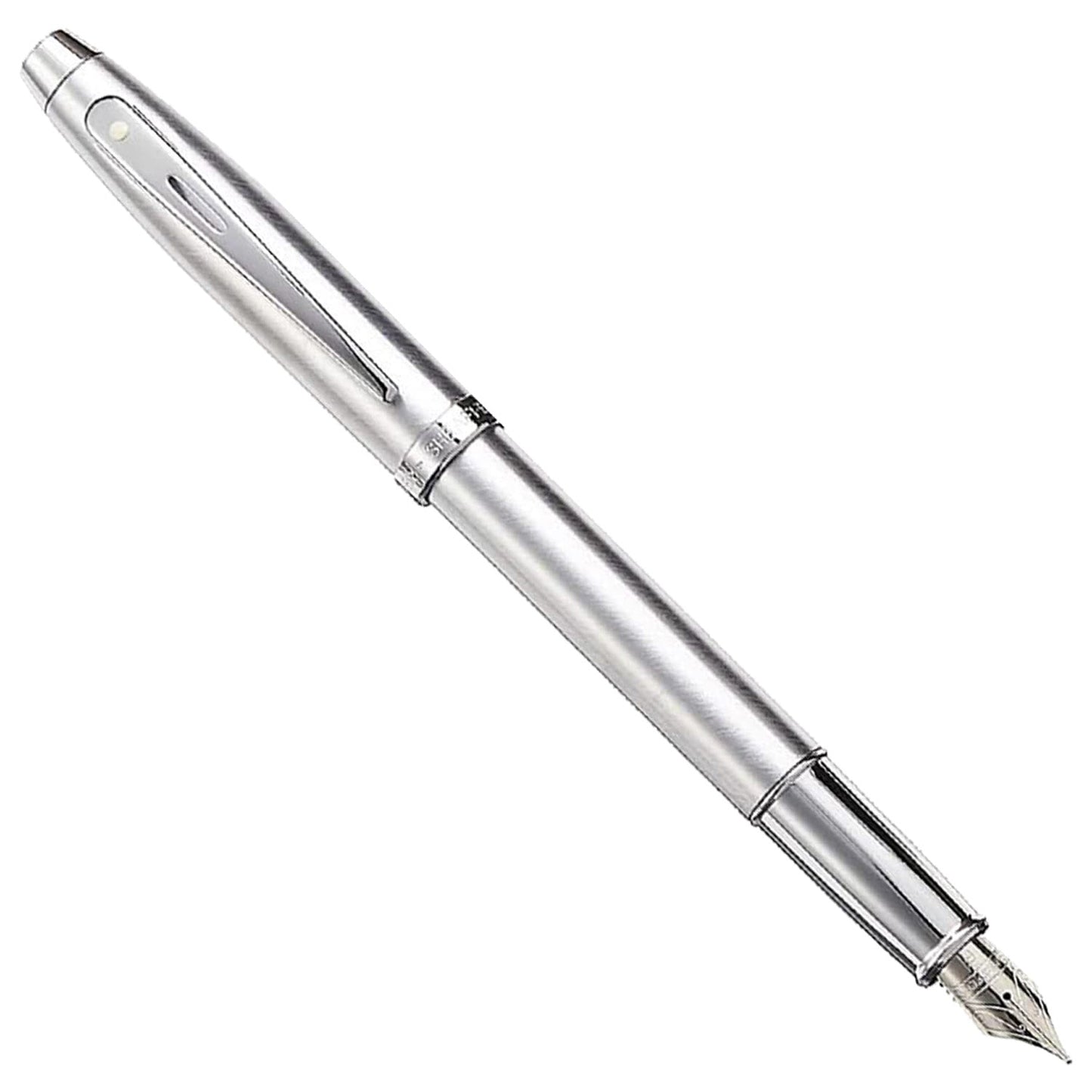 Sheaffer 100 Brushed Chrome CT Fountain Pen
