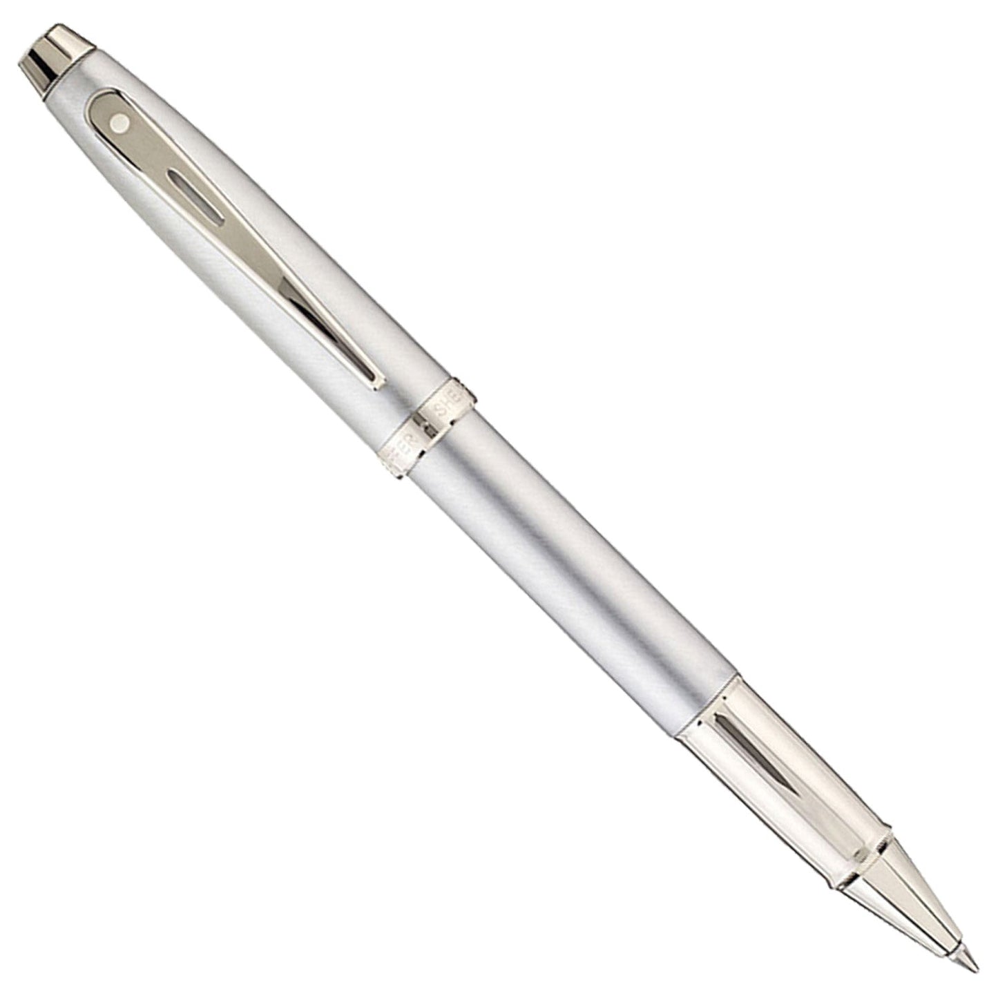 Sheaffer 100 Brushed Chrome CT Roller Ball Pen A9306