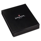 Sheaffer 100 Brushed Chrome CT Ballpoint Pen + Business Card Holder Gift Set G9306