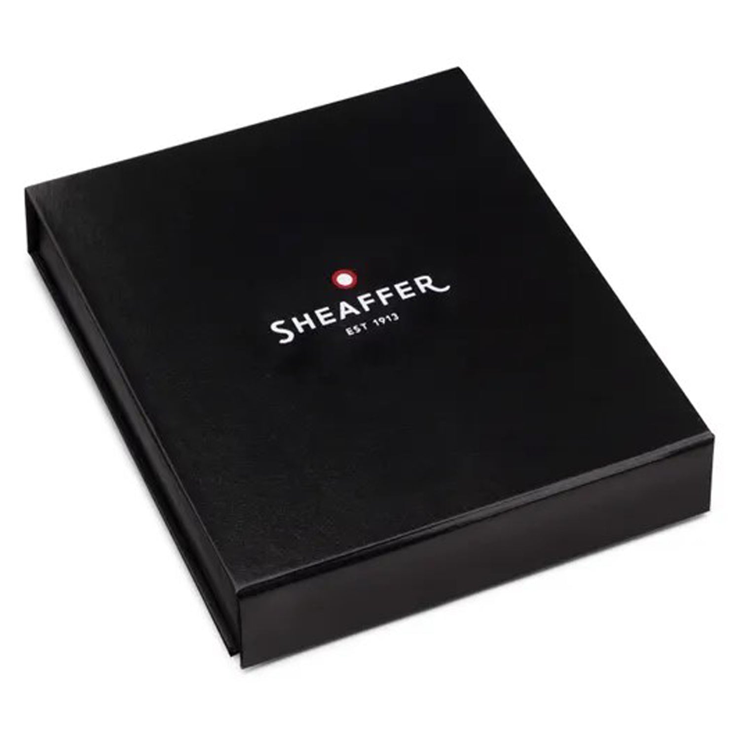 Sheaffer 100 Brushed Chrome CT Ballpoint Pen + Business Card Holder Gift Set G9306