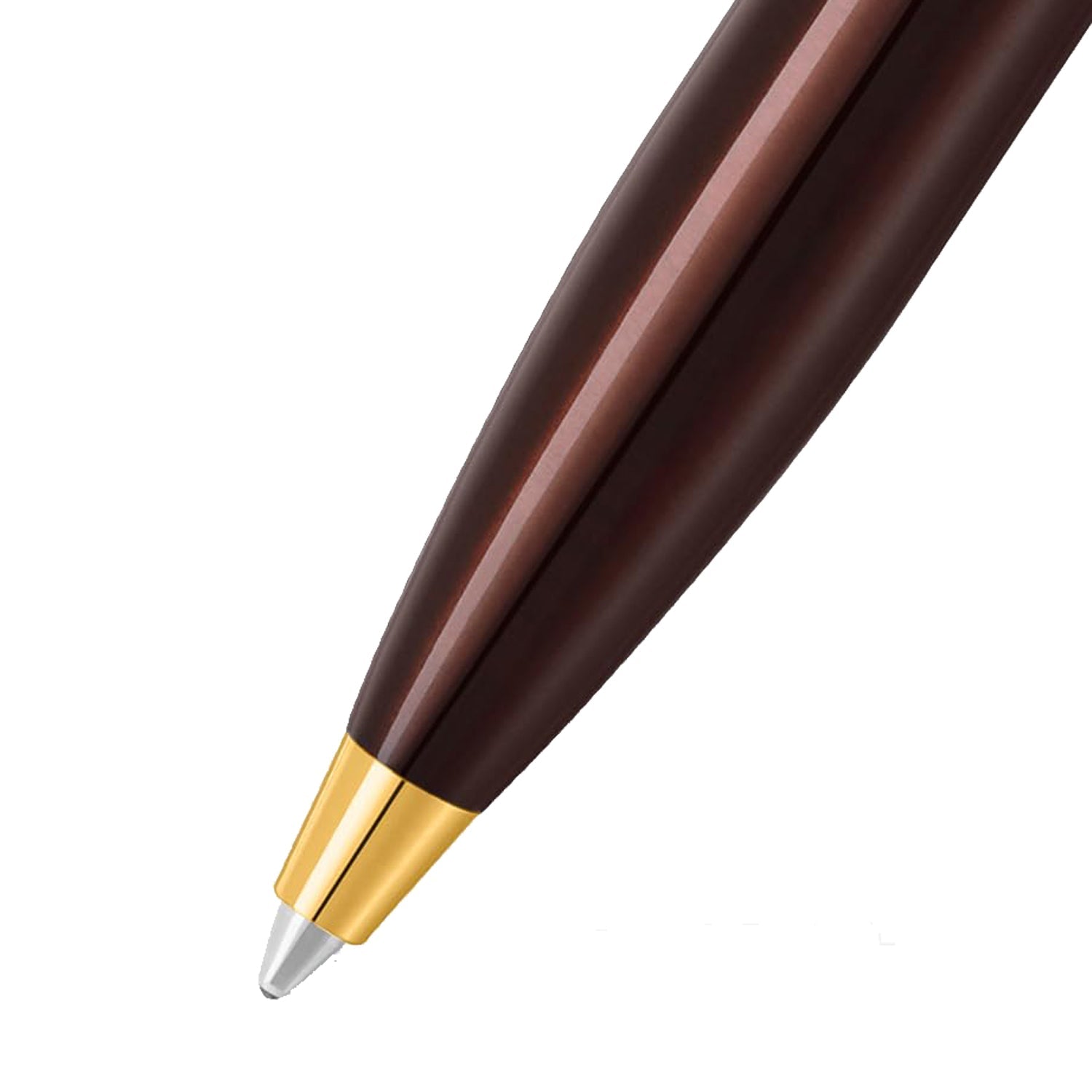 Sheaffer 100 Coffee Brown GT Ballpoint Pen A9370
