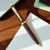 Sheaffer 100 Coffee Brown GT Ballpoint Pen A9370