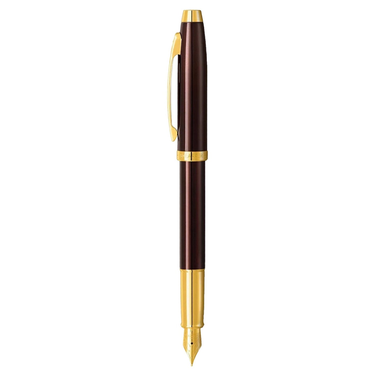 Sheaffer 100 Coffee Brown GT Fountain Pen