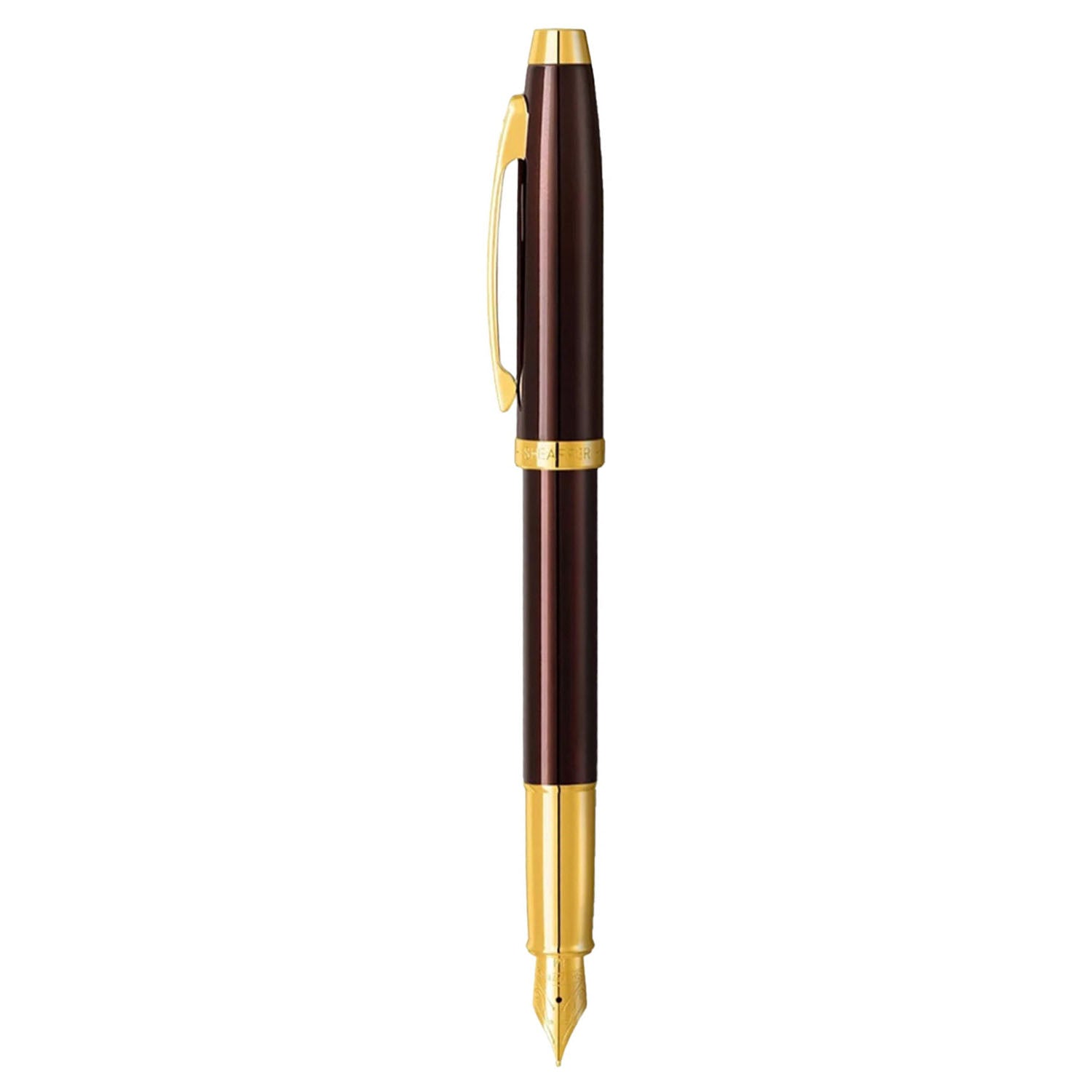 Sheaffer 100 Coffee Brown GT Fountain Pen