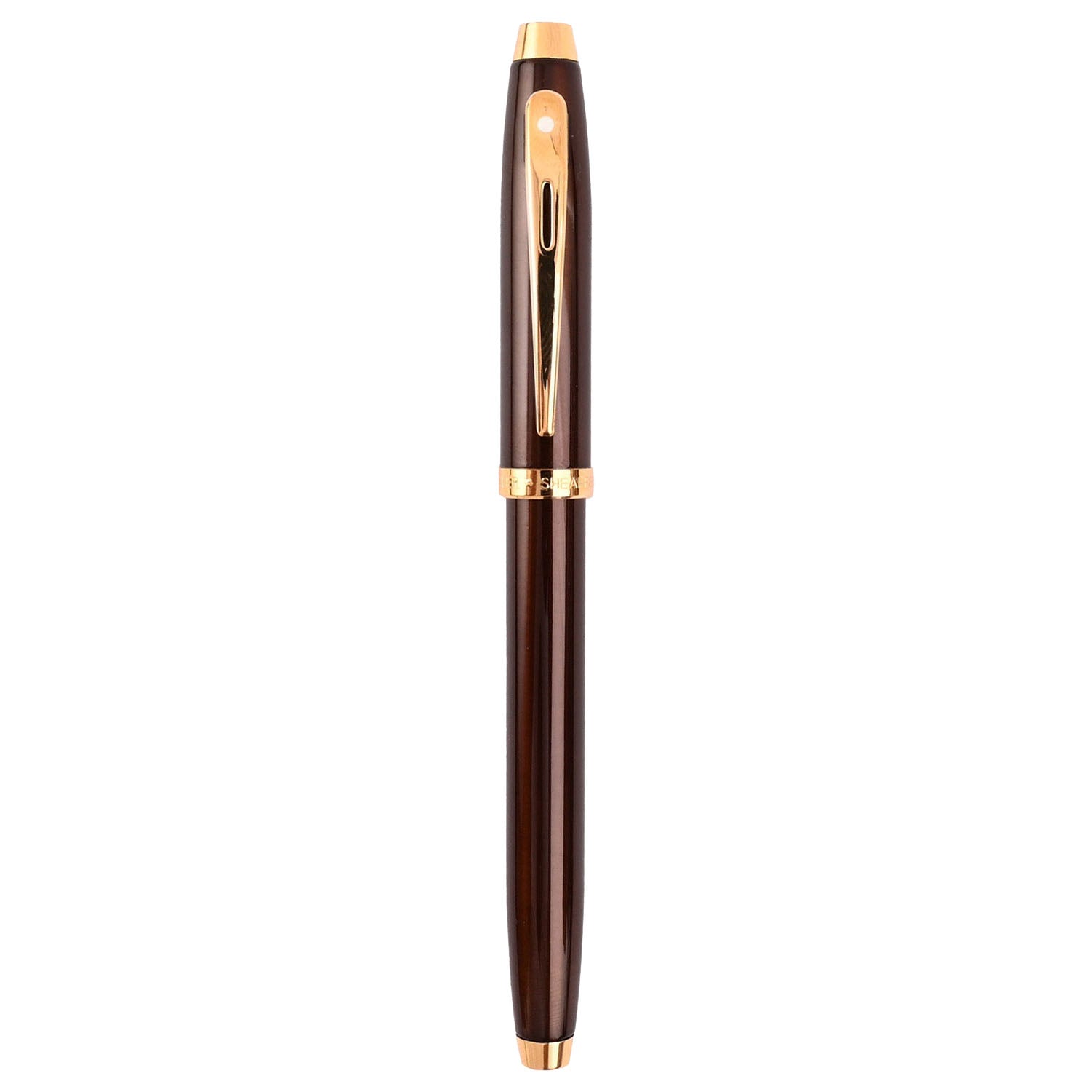 Sheaffer 100 Coffee Brown GT Fountain Pen