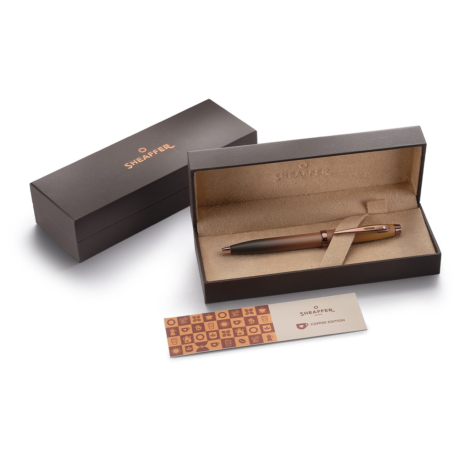 Sheaffer 100 Coffee Edition Matte Brown PVD Ballpoint Pen E9374 (Limited Edition)