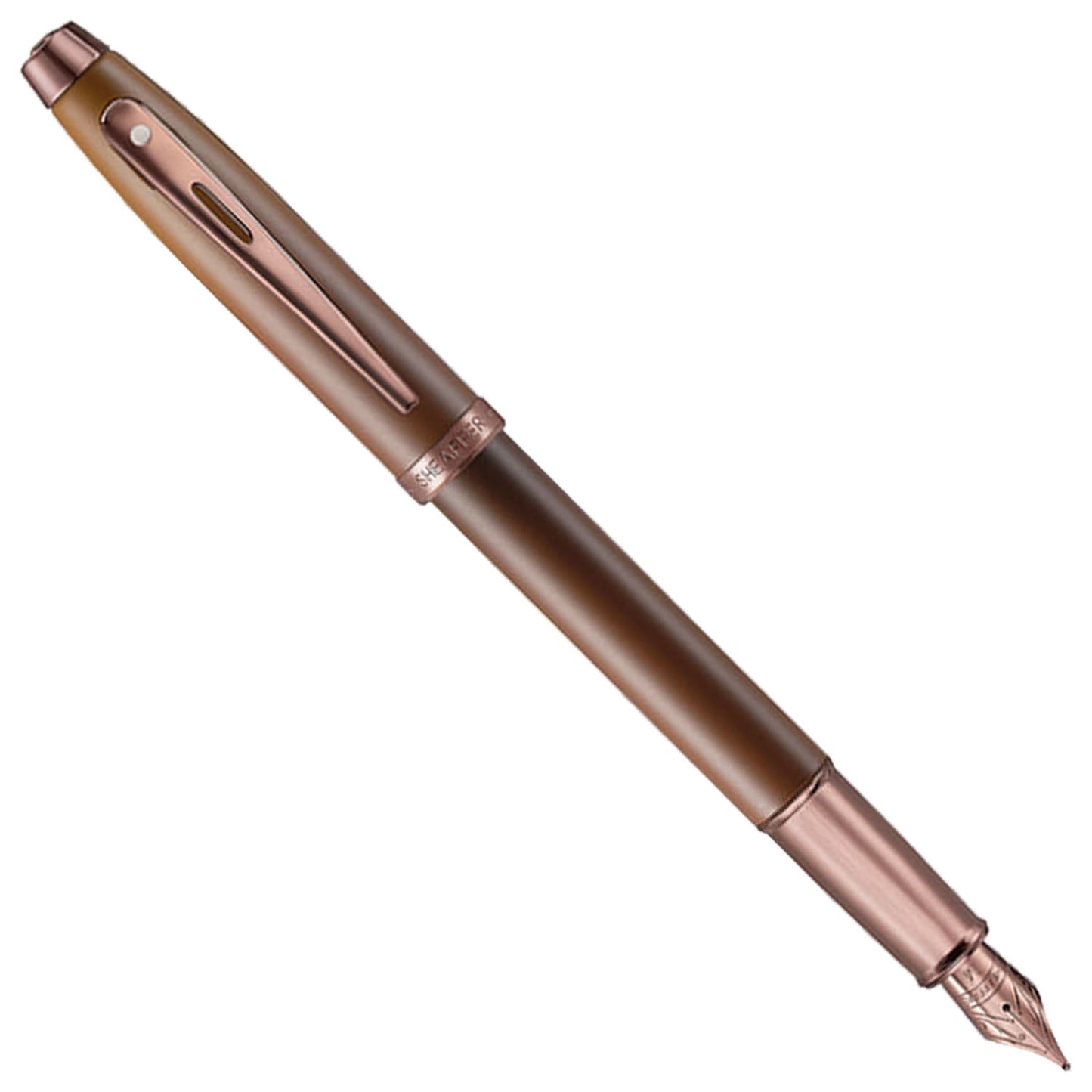 sheaffer-100-coffee-edition-matte-brown-pvd-fountain-pen-limited edition
