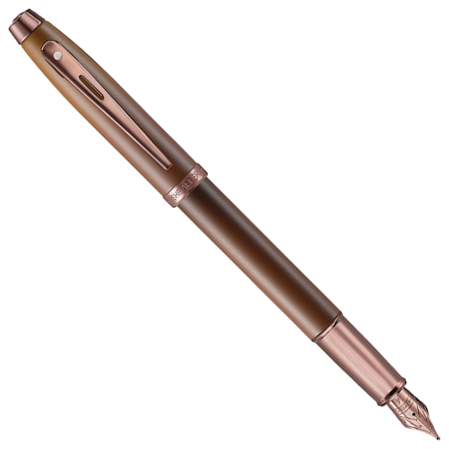 sheaffer-100-coffee-edition-matte-brown-pvd-fountain-pen-limited edition