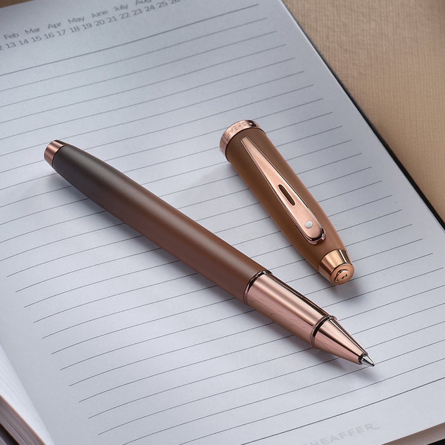 Sheaffer 100 Coffee Edition Matte Brown PVD Roller Ball Pen (Special Edition)