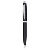 Sheaffer 100 Glossy Black CT Ballpoint Pen + Business Card Holder Gift Set G9338