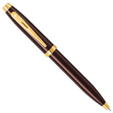 Sheaffer 100 Glossy Brown GT Ballpoint Pen + Credit Card Holder Gift Set G9370