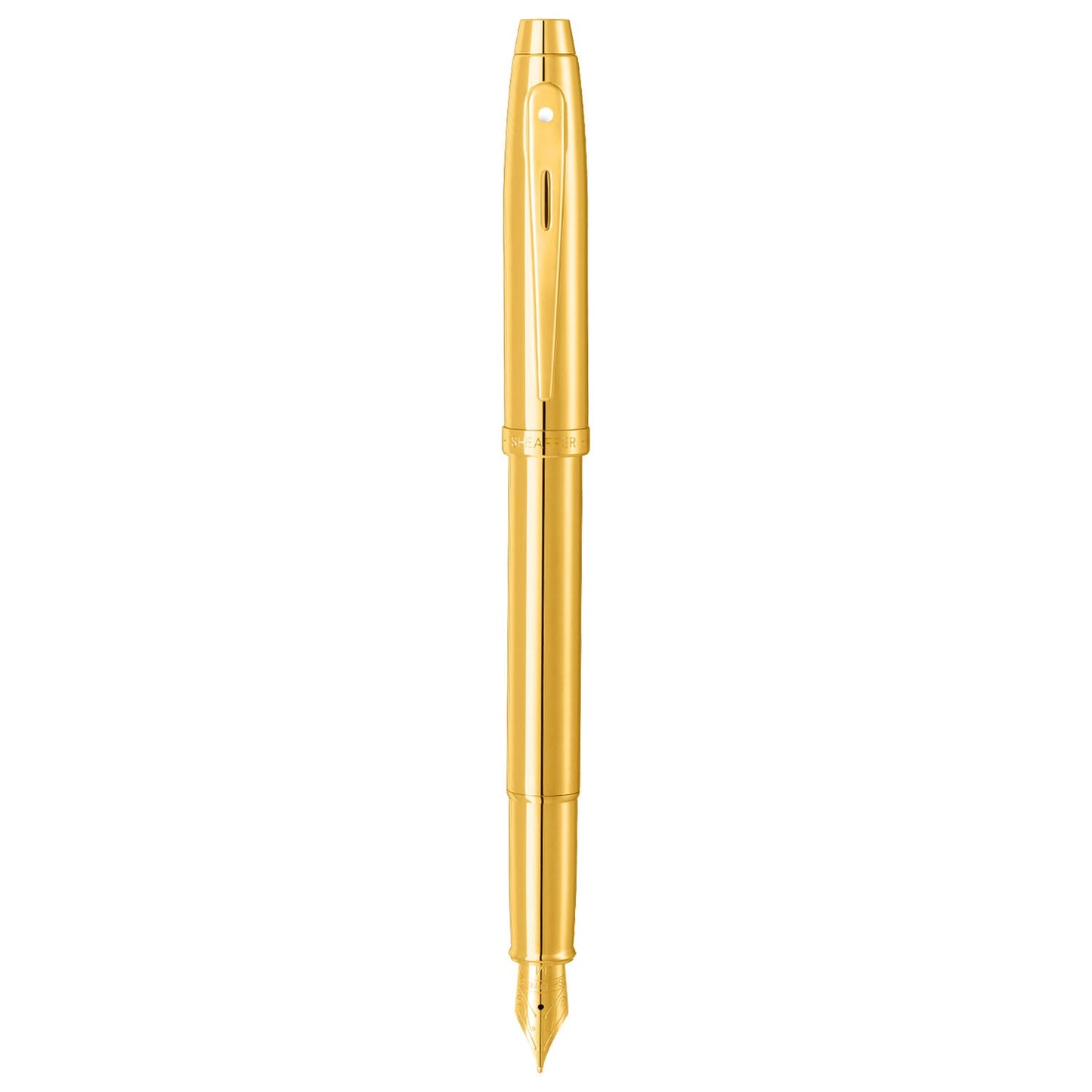 Sheaffer 100 Glossy Gold GT Fountain Pen