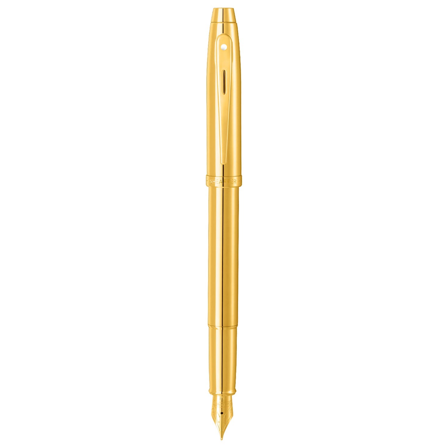Sheaffer 100 Glossy Gold GT Fountain Pen