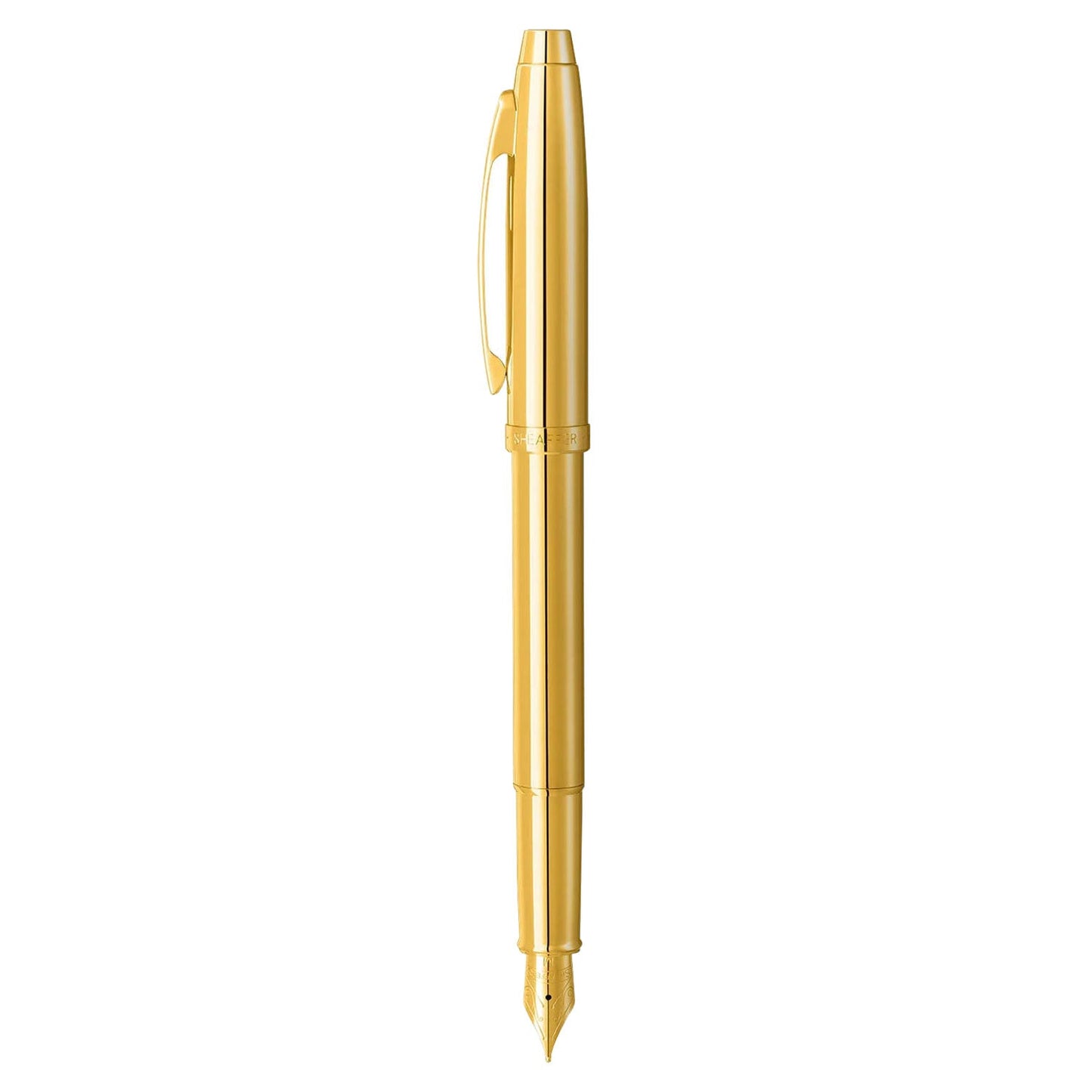 Sheaffer 100 Glossy Gold GT Fountain Pen