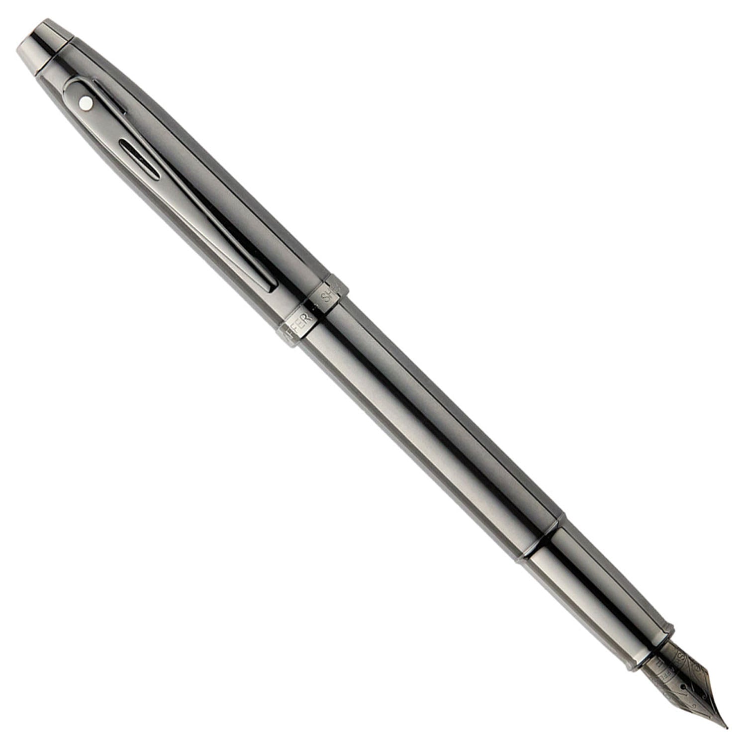 Sheaffer 100 Gunmetal Grey PVD Fountain Pen
